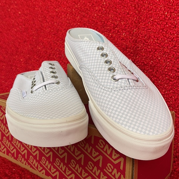 Vans Authentic Mule Pastel Checkerboard MENS - Picture 8 of 16